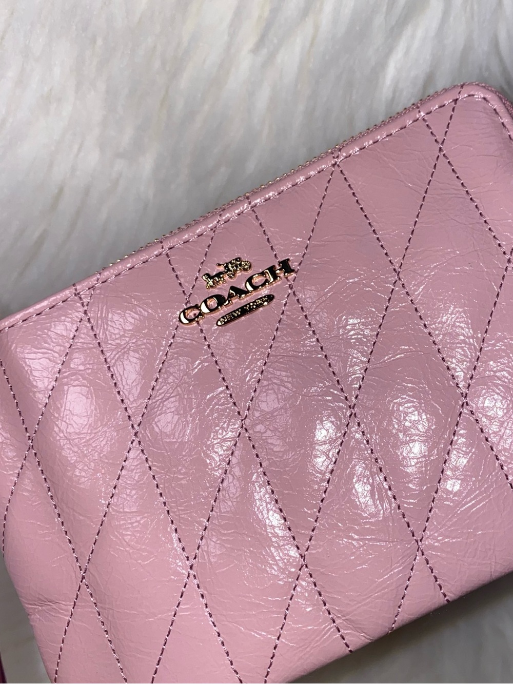 Coach leather Wristlet New